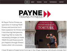 Tablet Screenshot of paynetrains.com